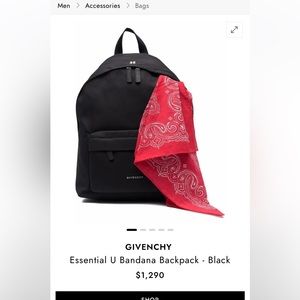 Givenchy Essential U Bandana Backpack